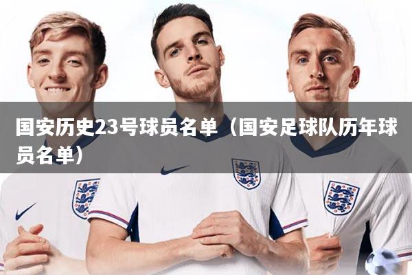 国安历史23号球员名单（国安足球队历年球员名单）